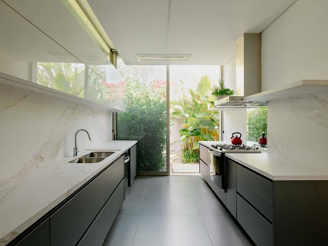 Cozinha com vista para o jardim, Casa da Escultura